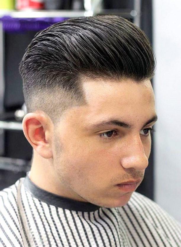 Classic pompadour