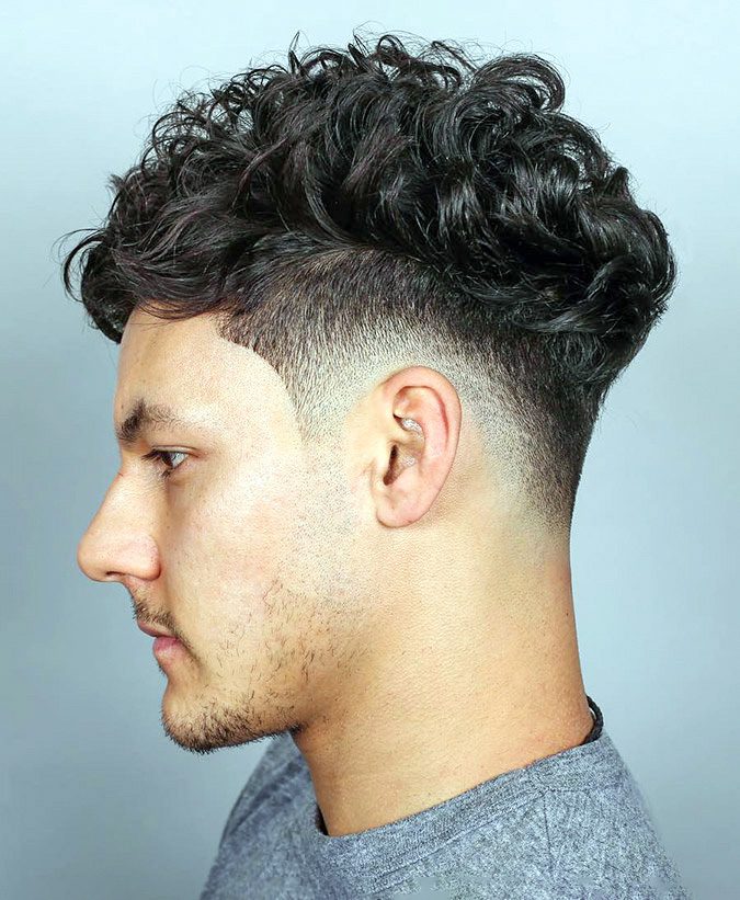 Drop Curl Fade