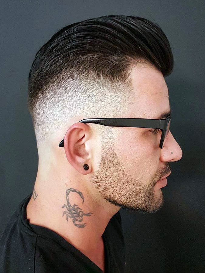 Skin Fade Side Part