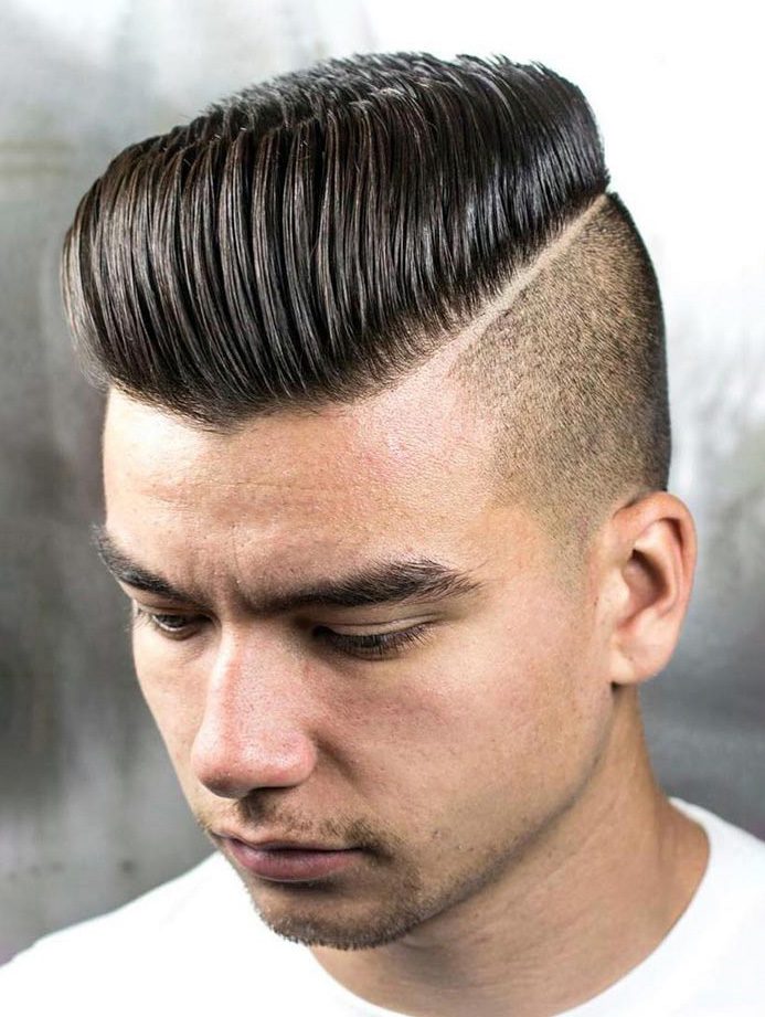 Classic Pompadour with Zero Sides