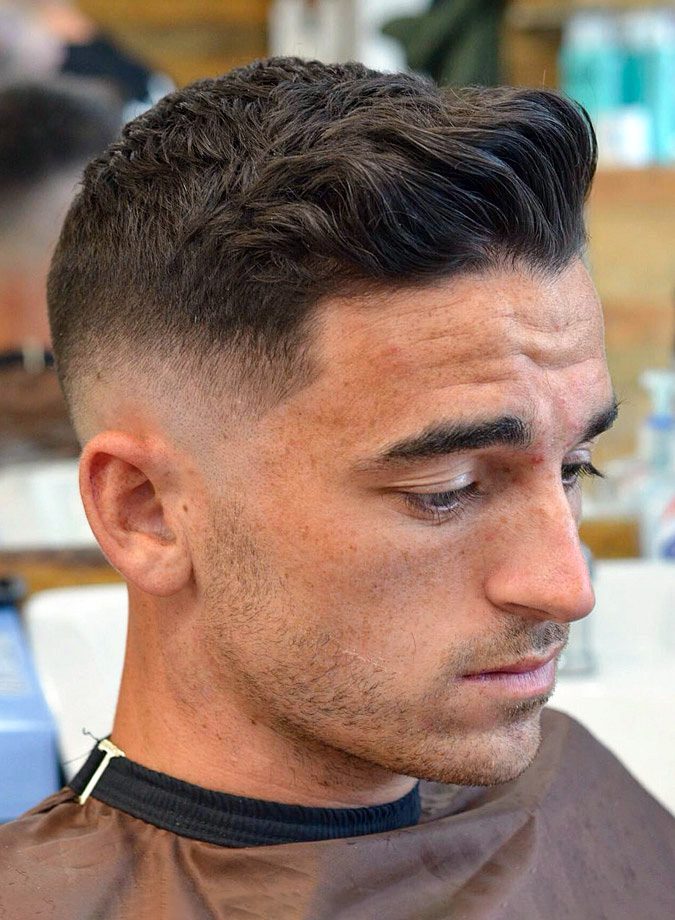 low fade mohawk taper