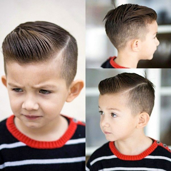 Neat Side Part Little Boy