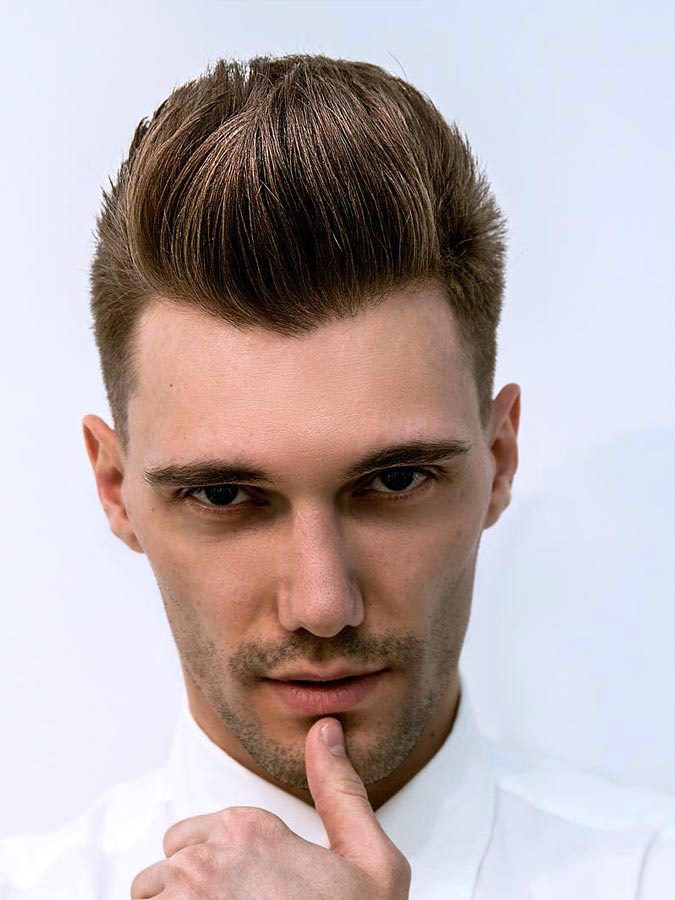 Pompadour Style Brush up