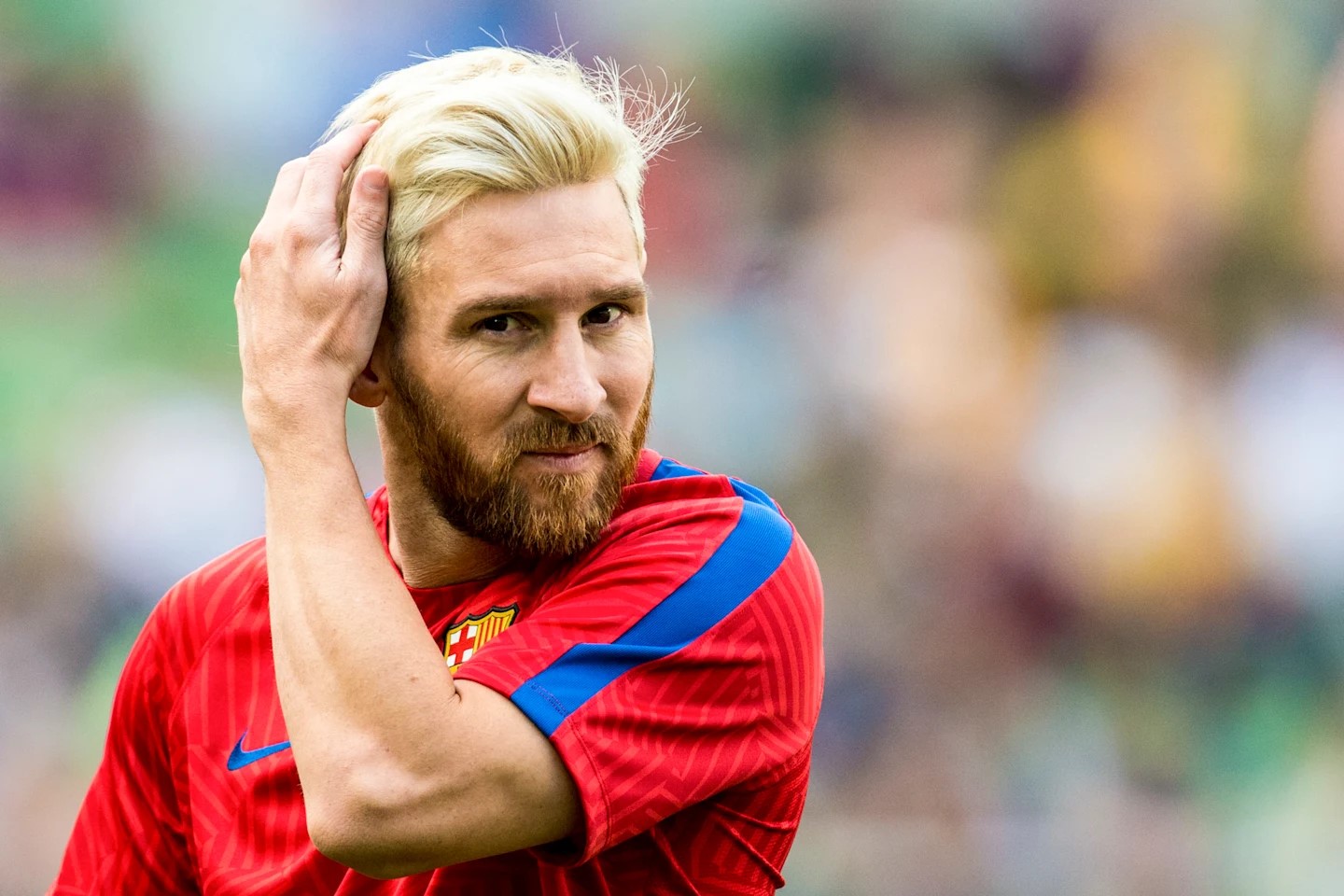 Lionel Messi Goes Blond