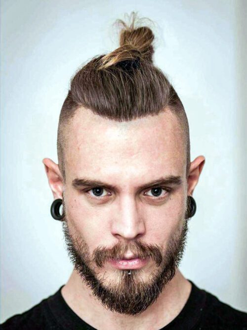 11 Manly Man Bun & Top Knot Hairstyle Combinations