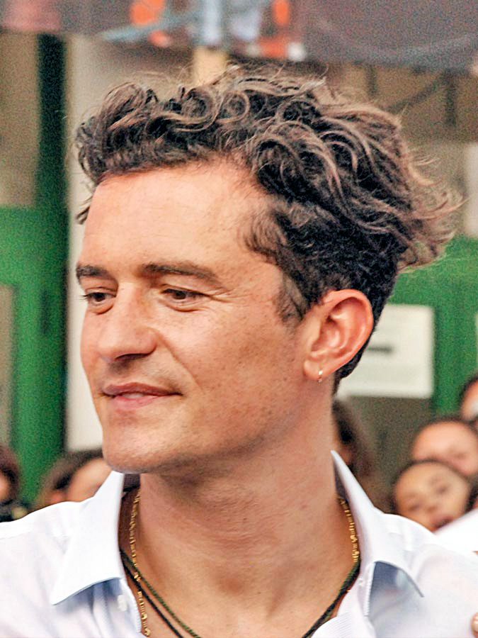 Orlando Bloom Curly Hairstyle