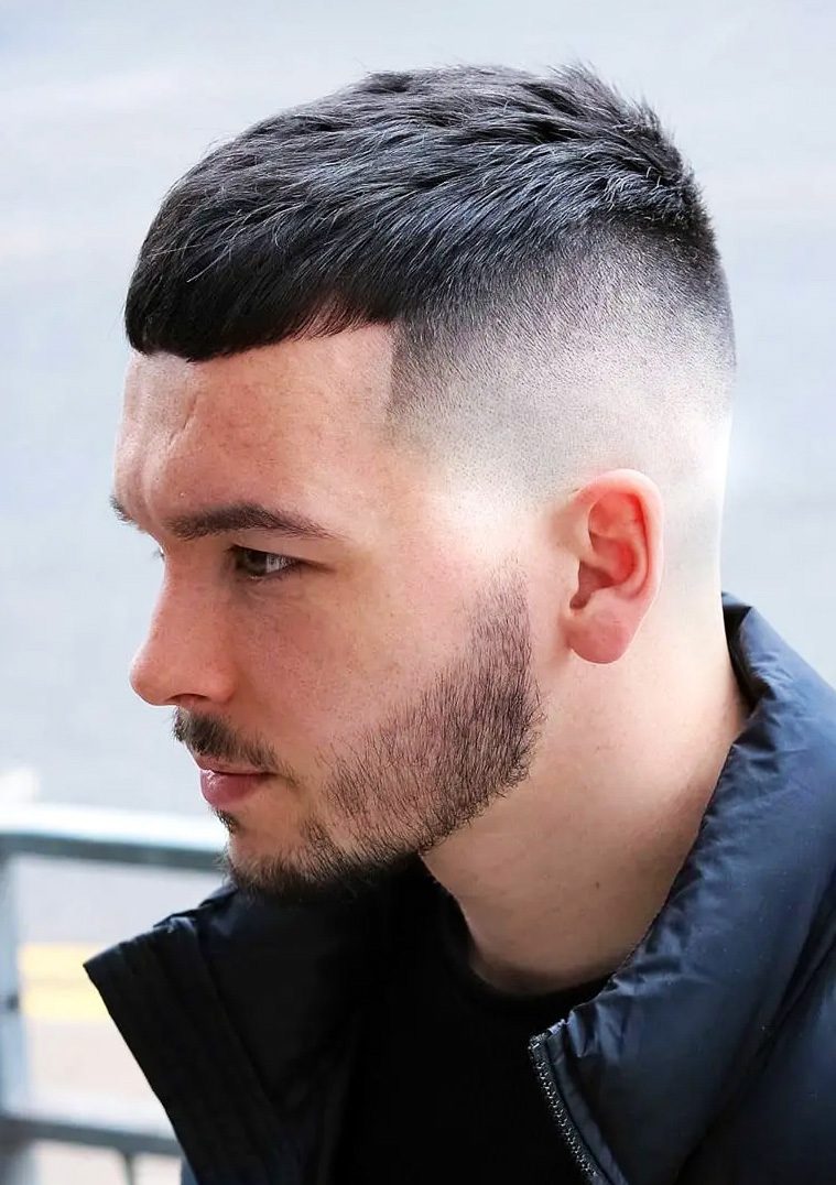 BUZZ CUT  MID FADE Mens hairstyle inspiration NEW 2022  YouTube