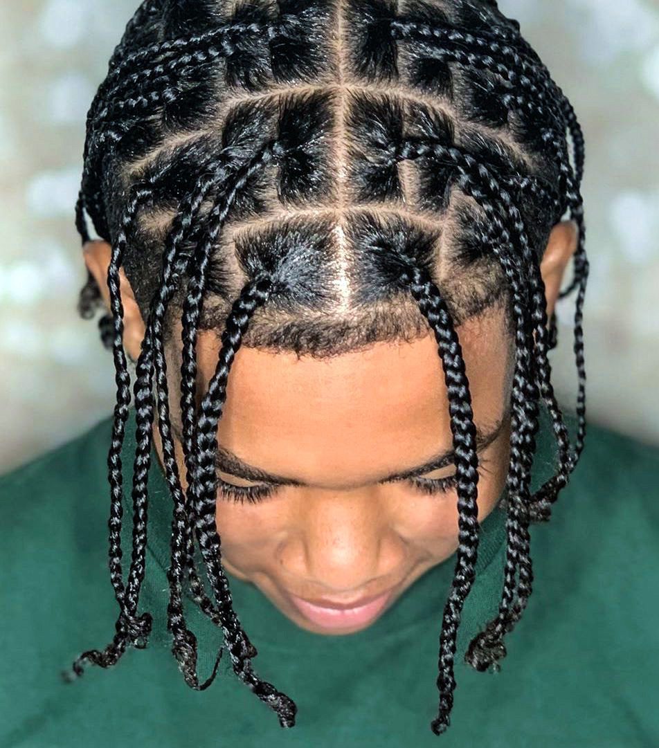 The Coolest Box Braid Hairstyles for Men | Haircut Inspiration