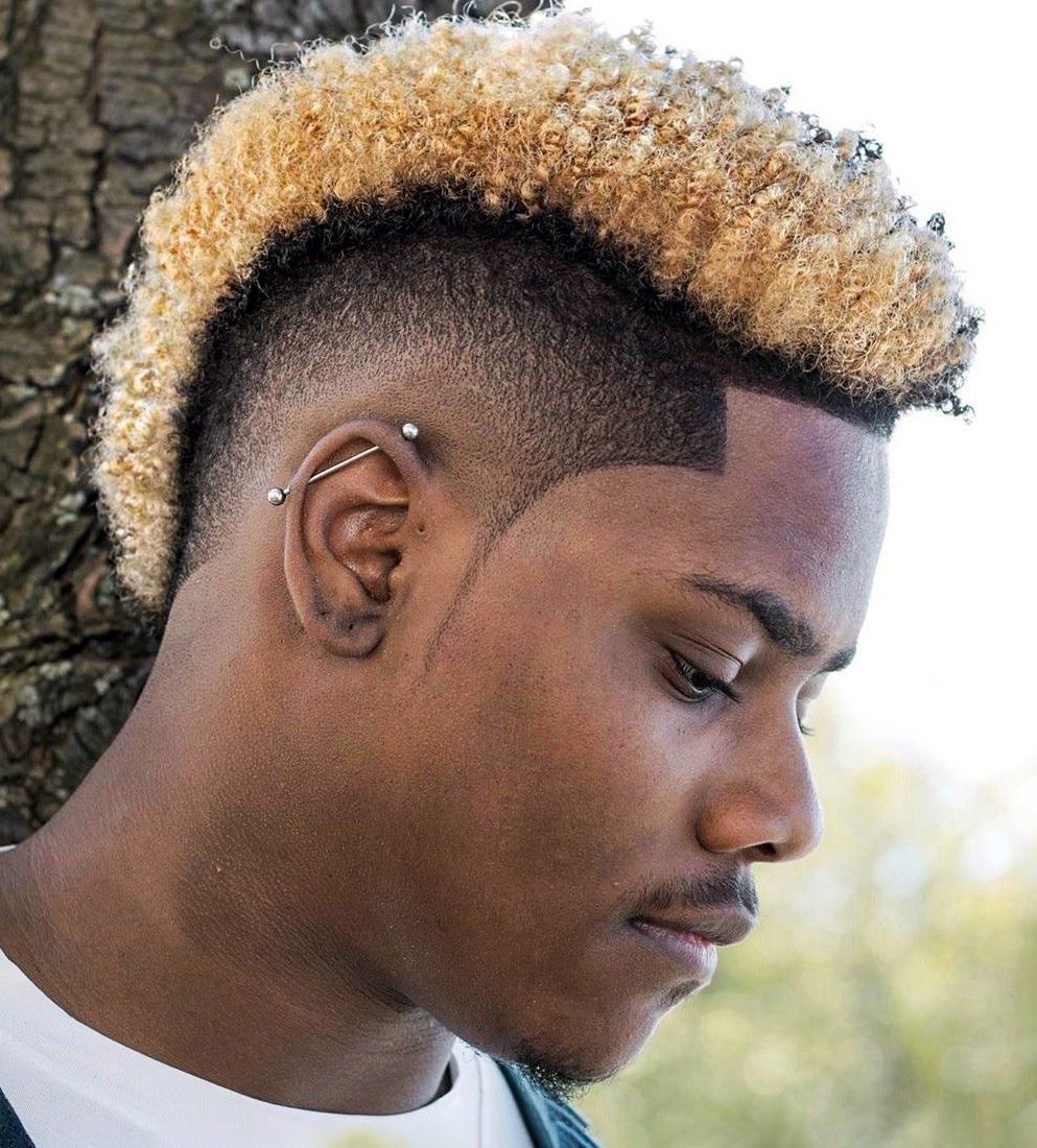 haircuts for black men mohawk