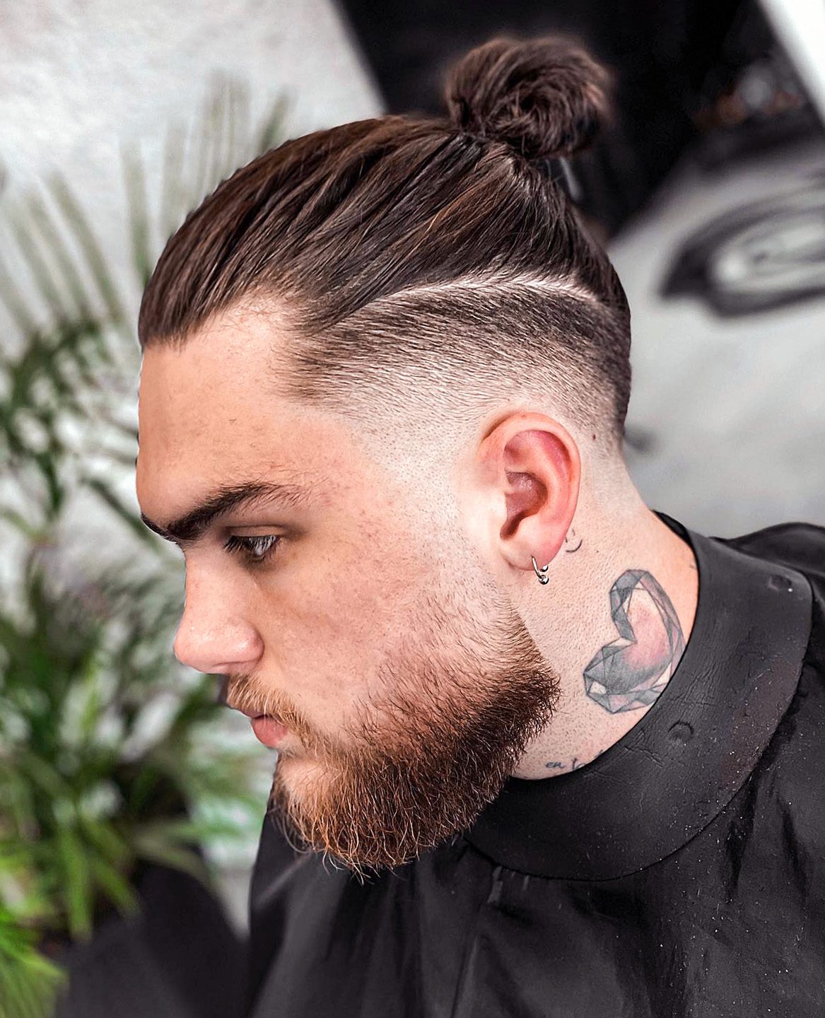 Top Knot with Disconnected Undercut