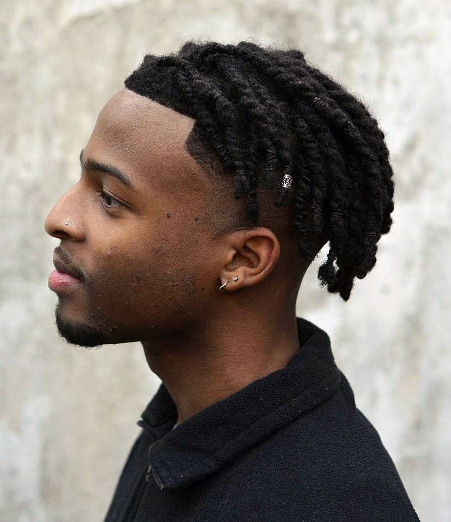 twist hairstyles for men with fade