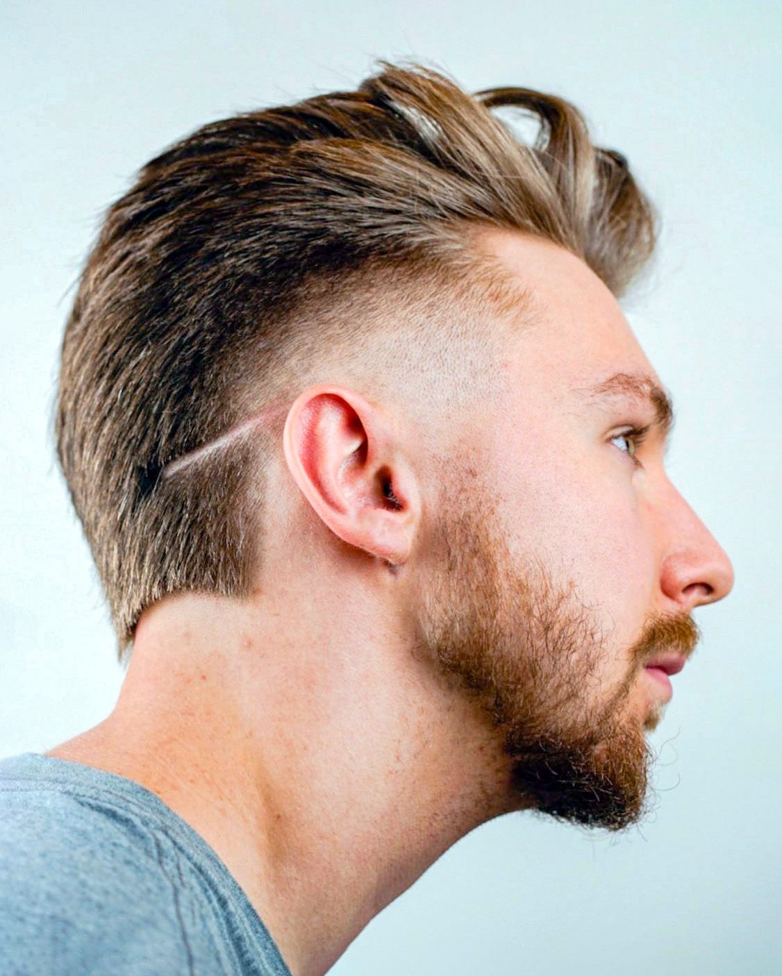 Stylish Fohawk plus Drop Fade