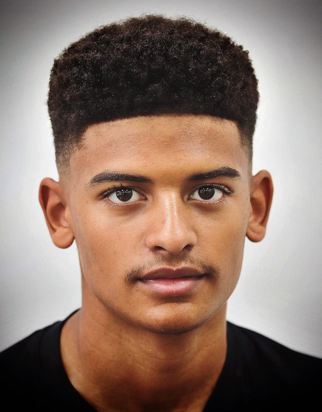 Low Fade Haircut Black Men Part