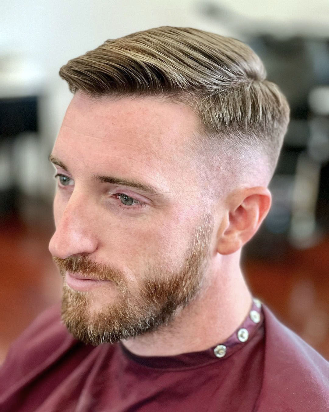 High Fade Side Part