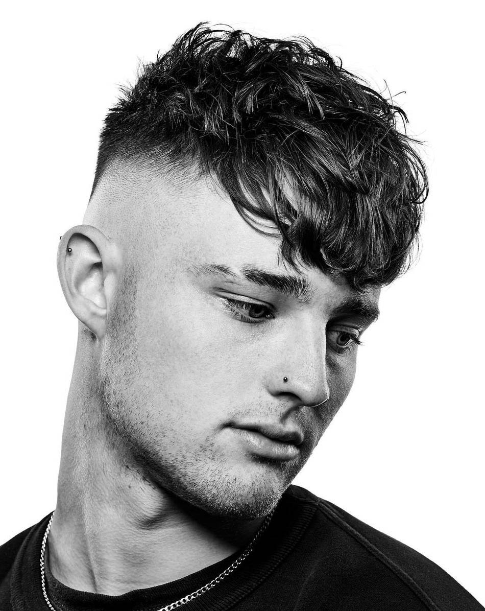 Undercut with Tousled Fringe