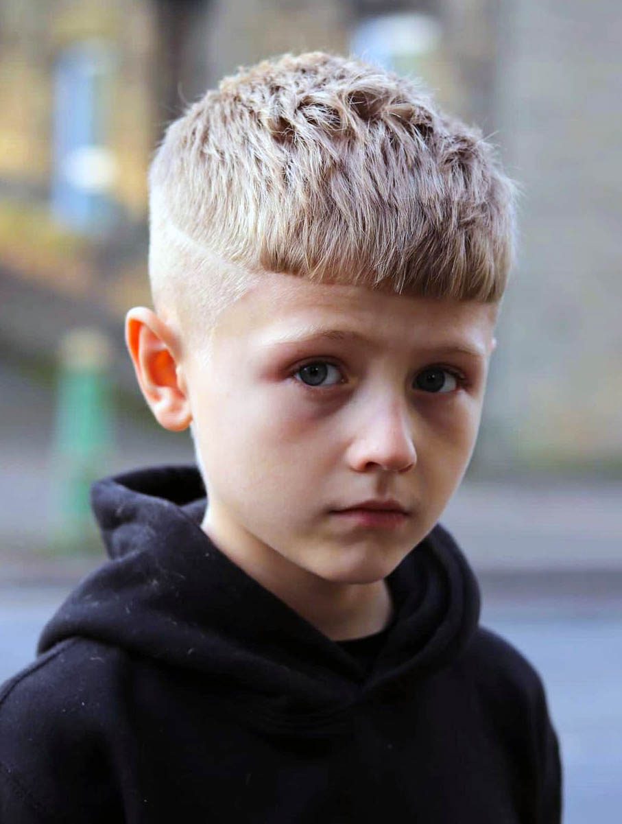 Undercut with Tousled Top and Straight Fringe