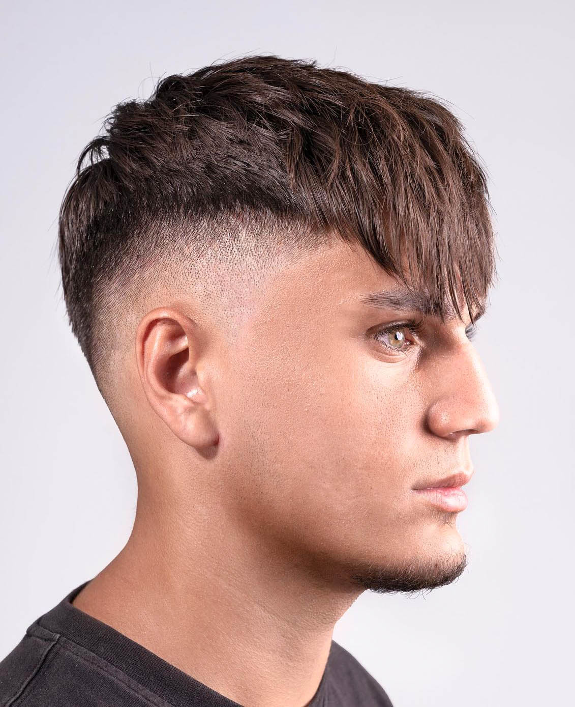 High Skin Fade with Textured Top