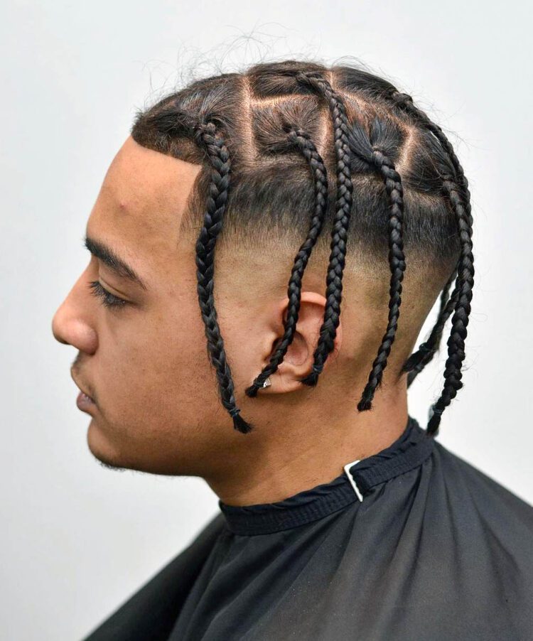 The Coolest Box Braid Hairstyles for Men | Haircut Inspiration