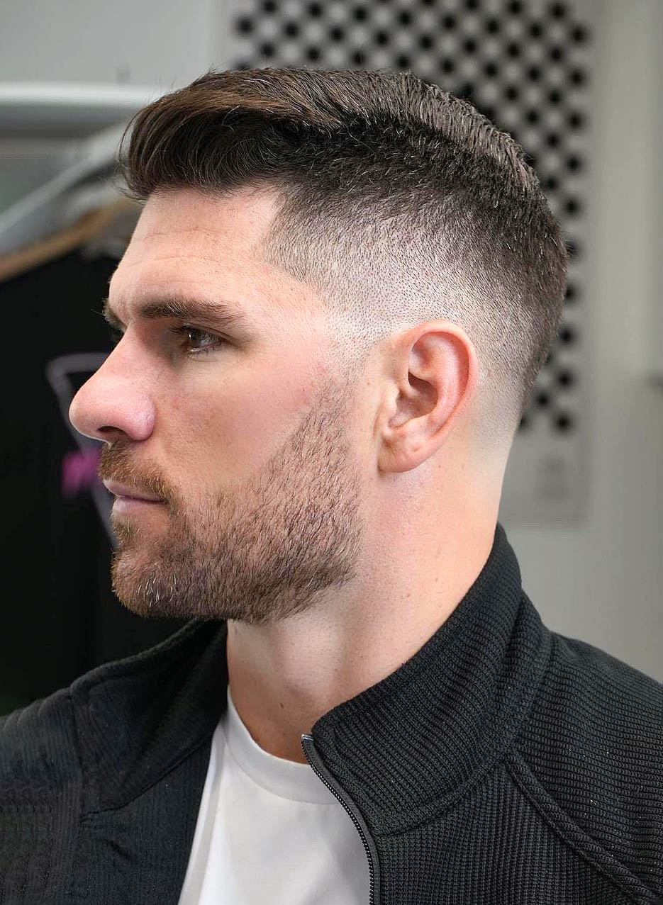 Wavy Fringe & High Fade