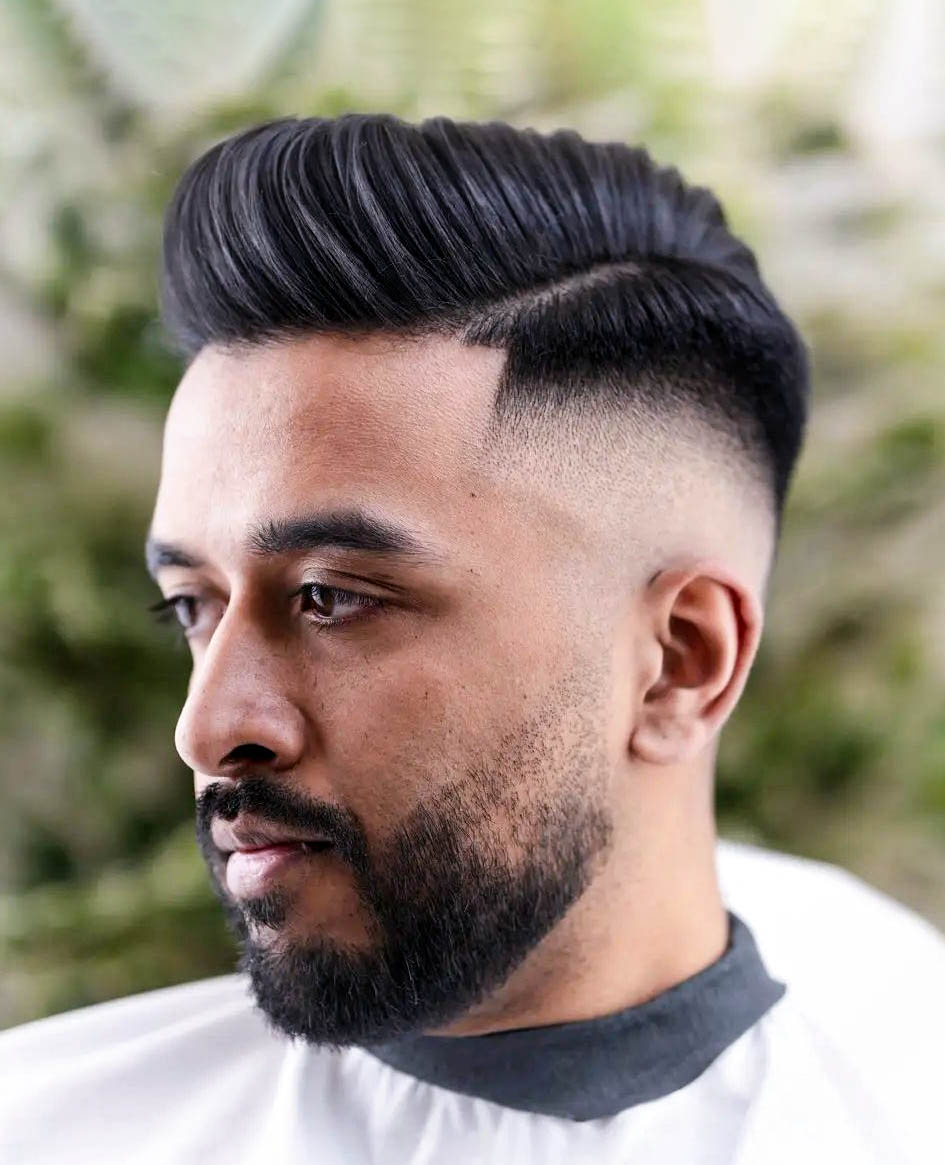 Texture Skin Fade  Skin fade accompanied by the sharp and spiky modern  style fringe that gives this haircut   Faded hair Skin fade hairstyle  Mens haircuts fade