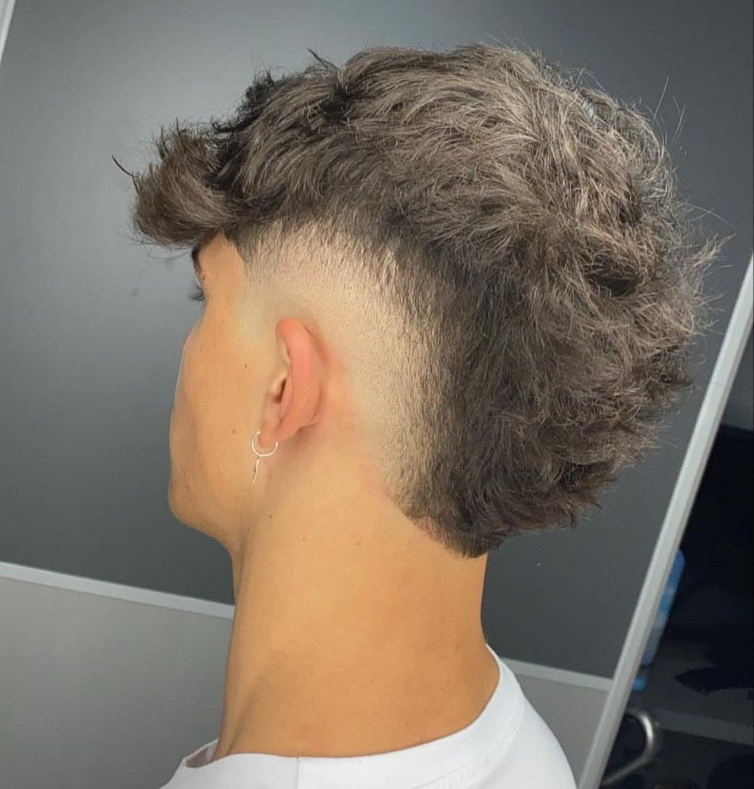 Burst Fade Casual Mohawk 