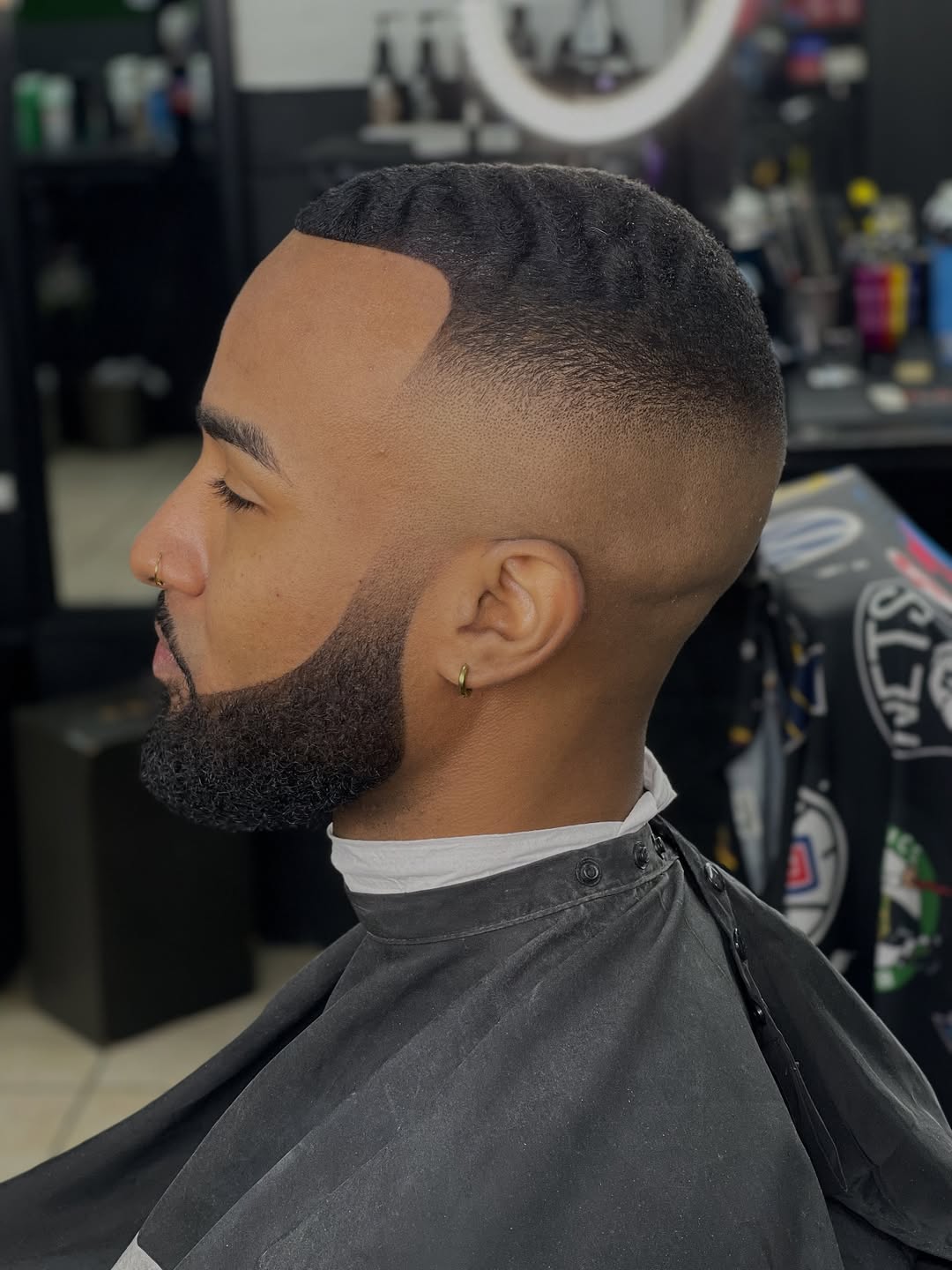 Skin Fade with Waves
