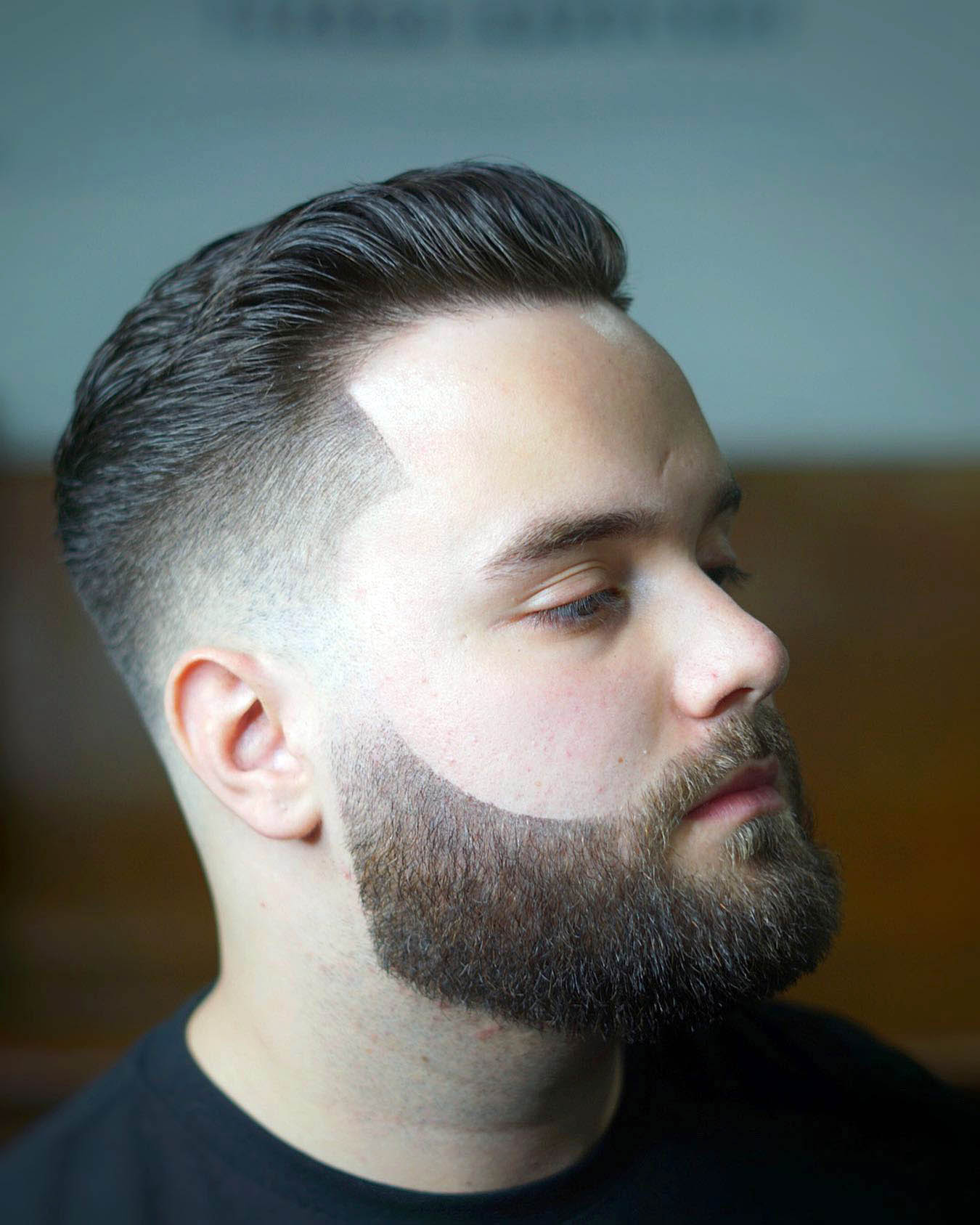 Balanced Top and Beard with Sides Faded