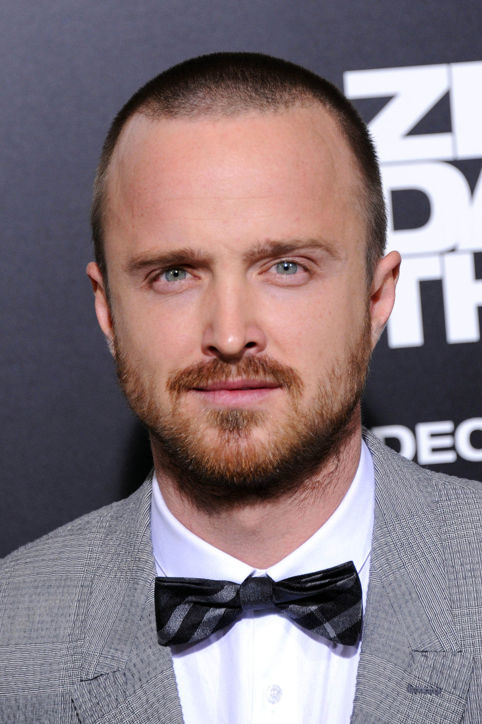 Aaron Paul buzz cut