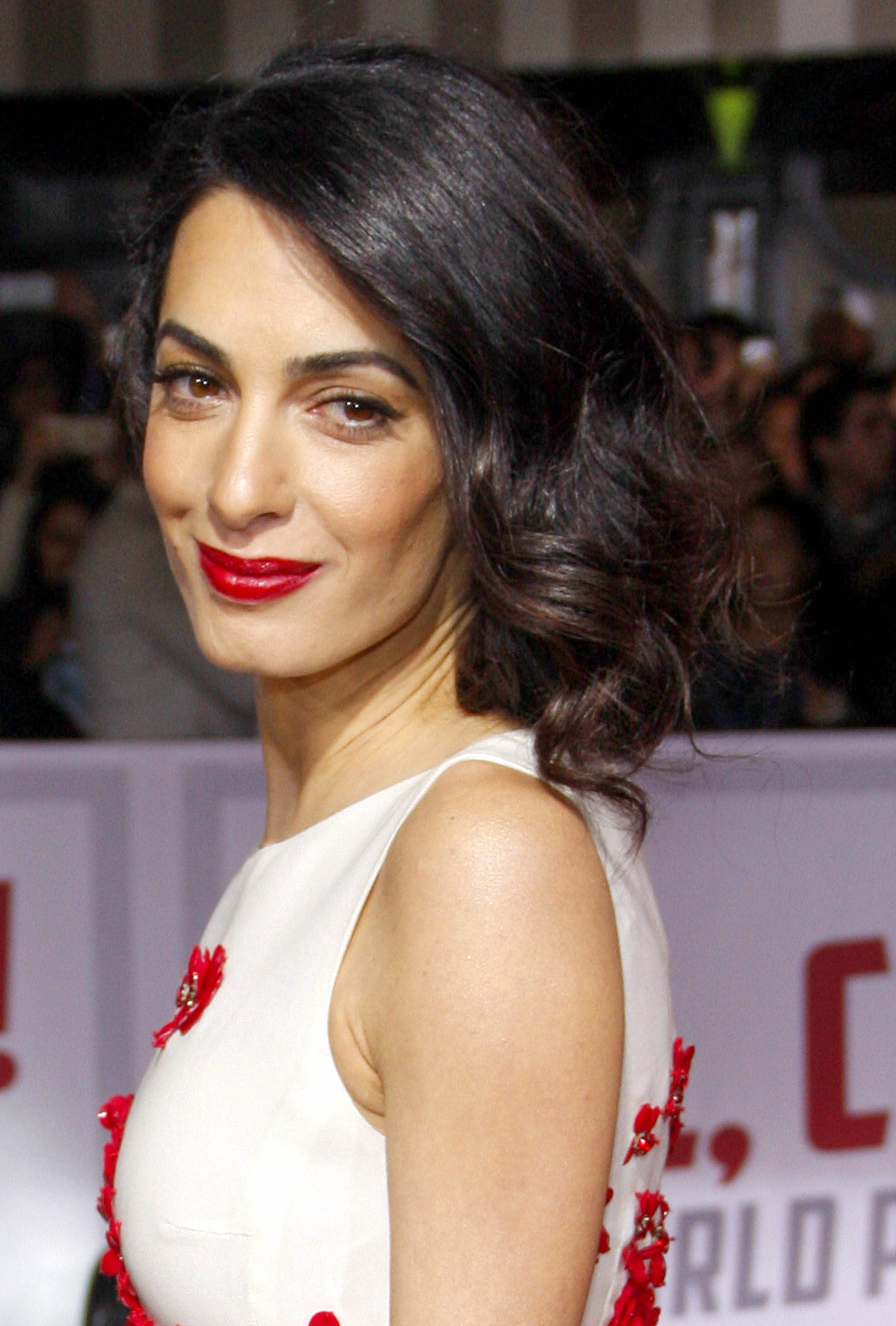 Amal Clooney's Side Swept Bob