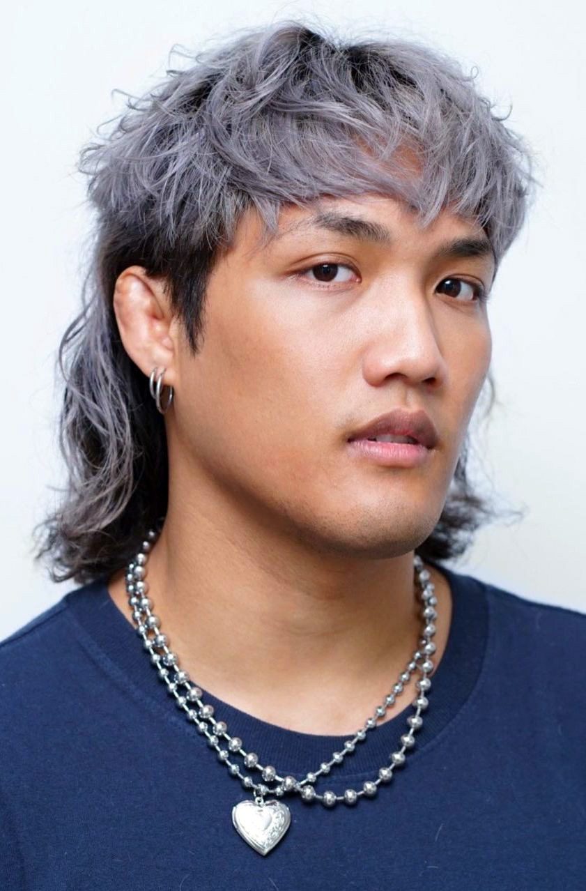 Asian Dyed Mullet with Icy Frost