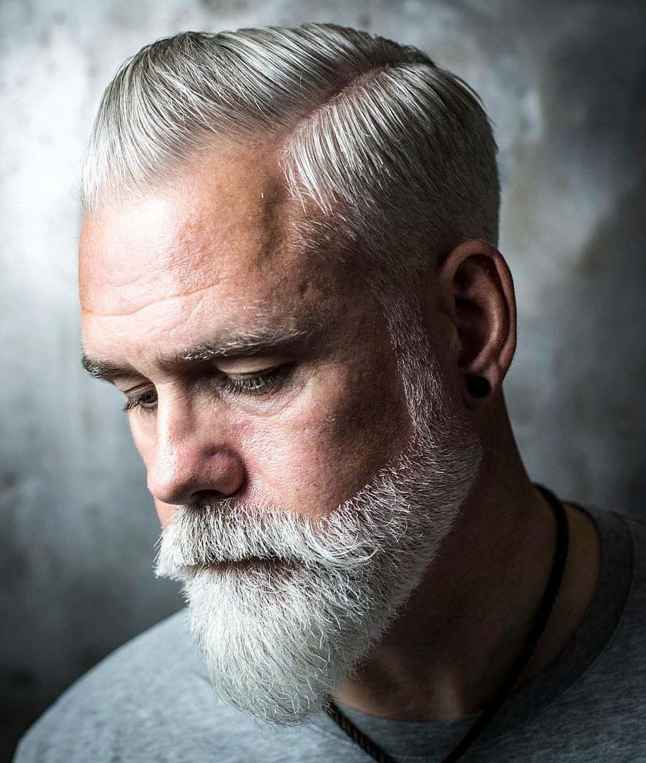 10 Short Beard Styles For Grey Hair 5296