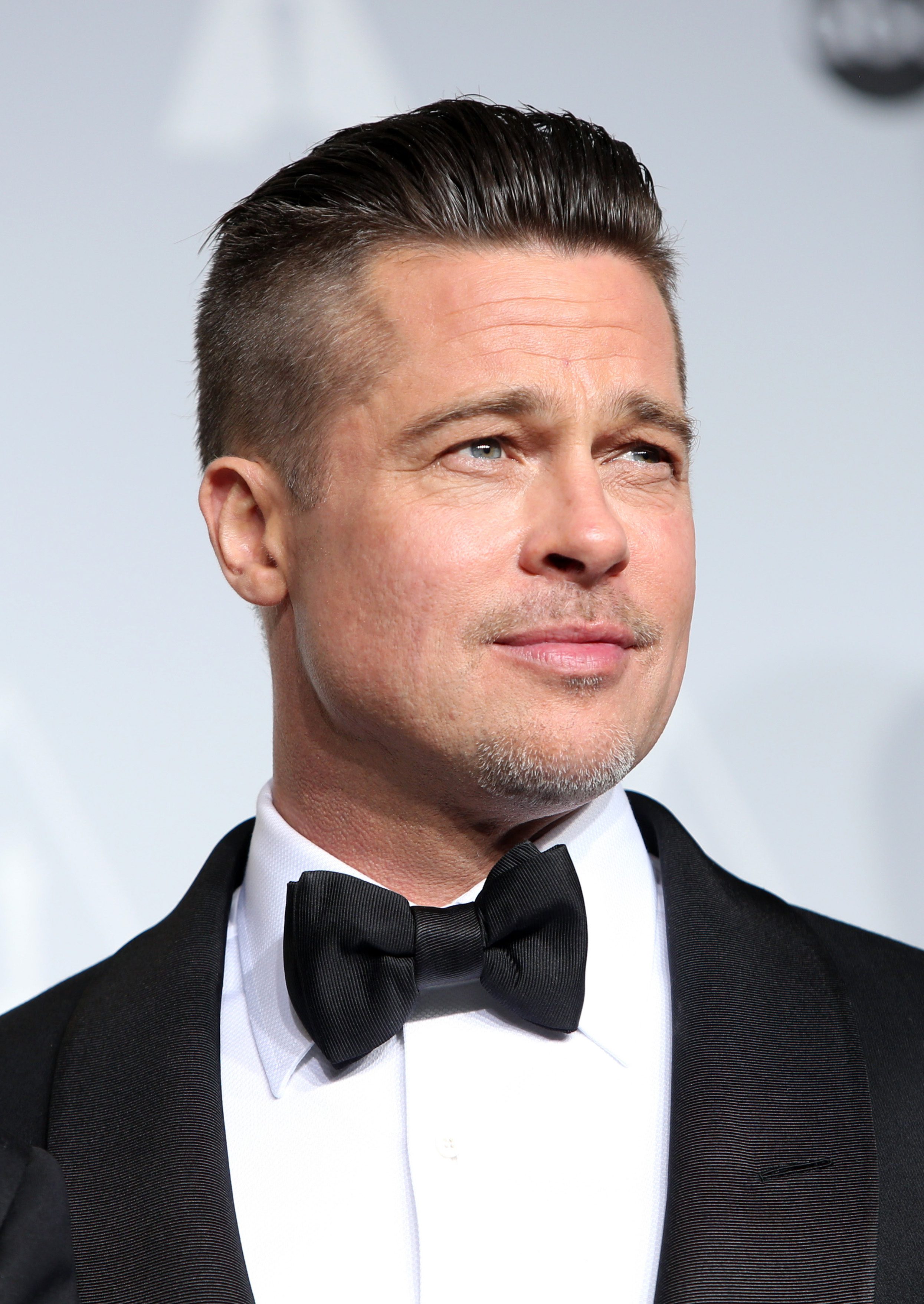 Brad Pitt’s Slicked Back Pompadour