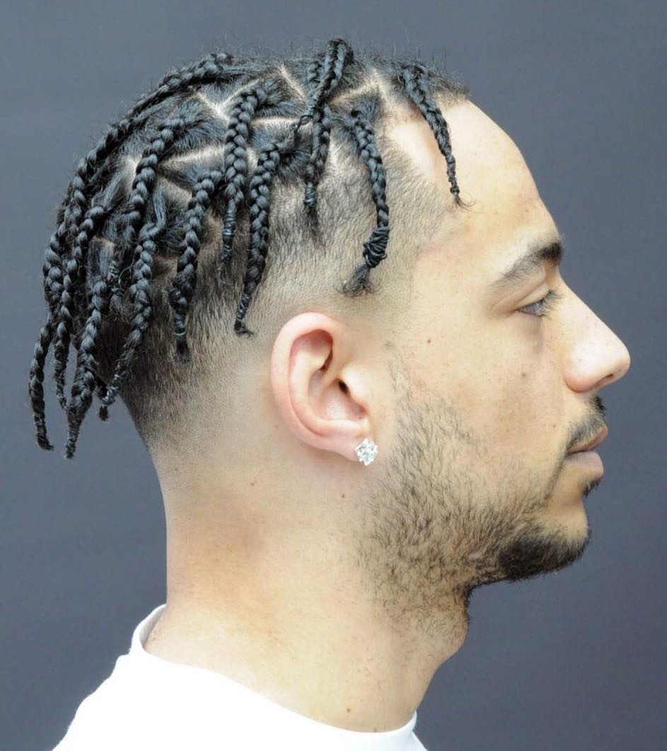 High Top Braid Fade