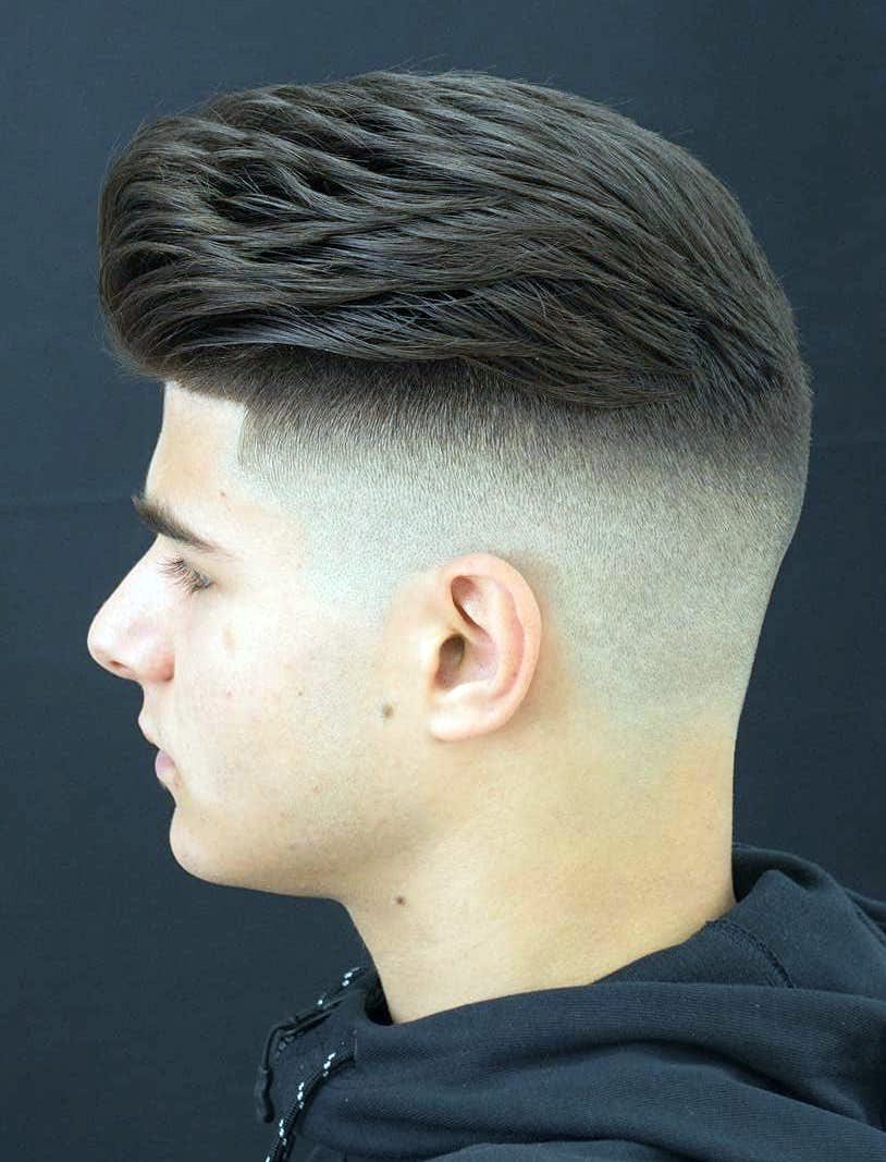 Breezy Pompadour with Line Up