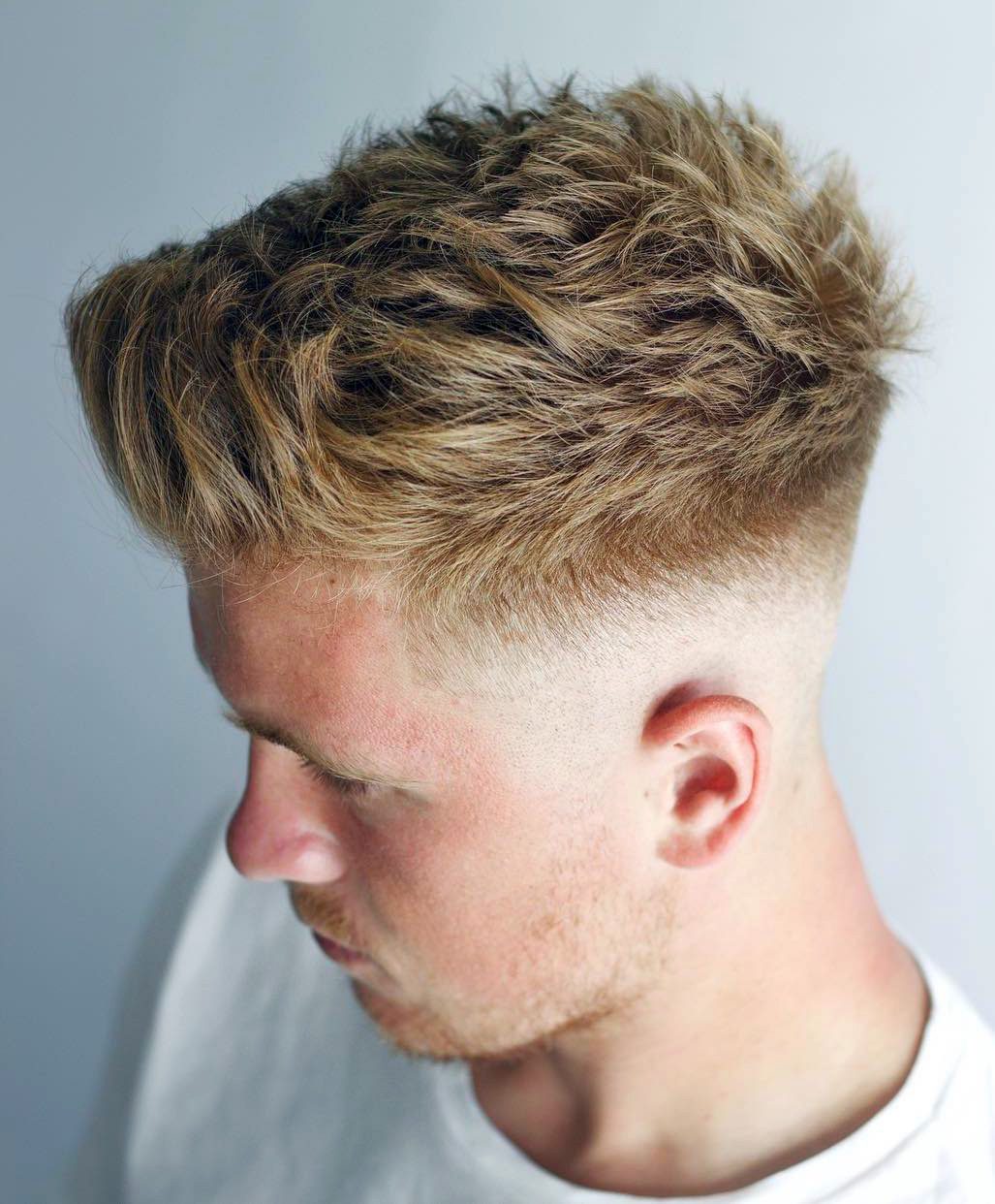 Straight Blonde Hairstyles Men