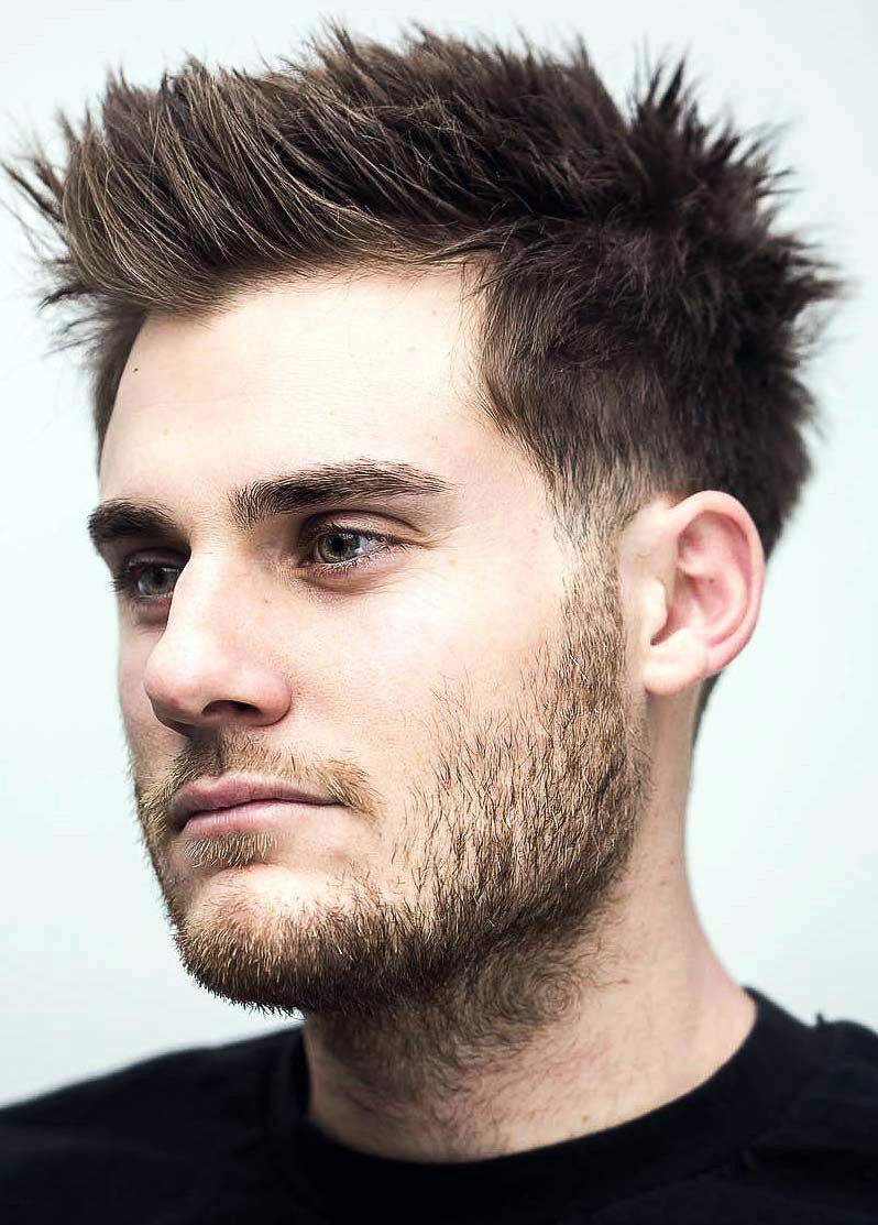 Brushed up Spiky Hairstyle