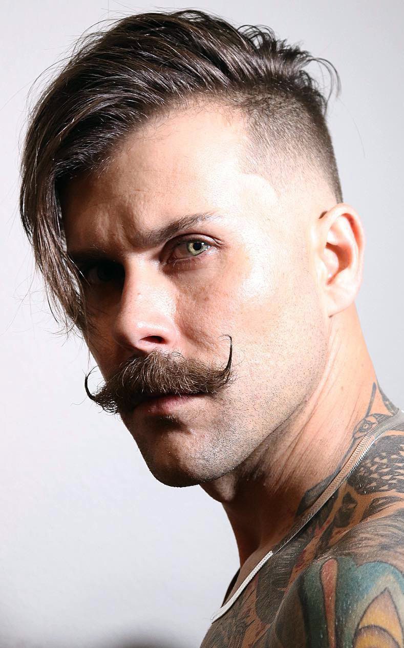 Moustache Styles: Bull's Horns