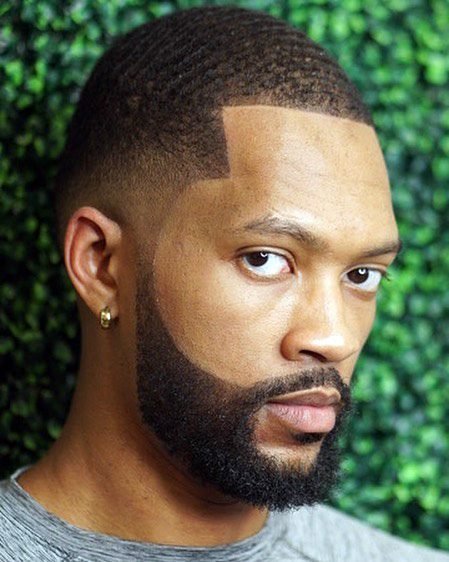 short hair men beard