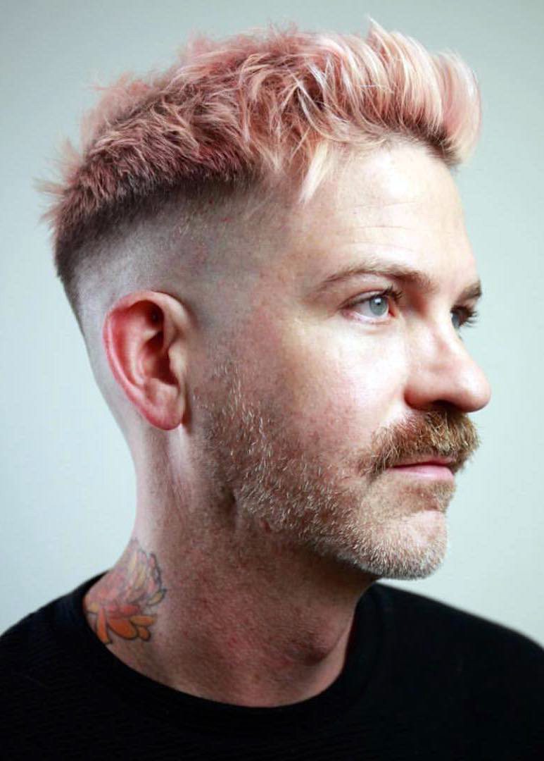 Men's Hair Trend - 📛Pink Hair💈 Comment about Hairstyle💈✂ Follow 👉  @menshairtrend Tag us in your posts 🤝 . .. ... ✂ @menshairtrend ✂  @menshairtrend ✂ @menshairtrend . .. ... Hair design
