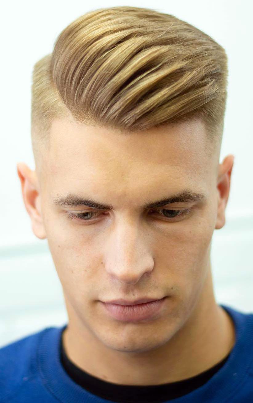 Classic Side Brushed Tapered Hair