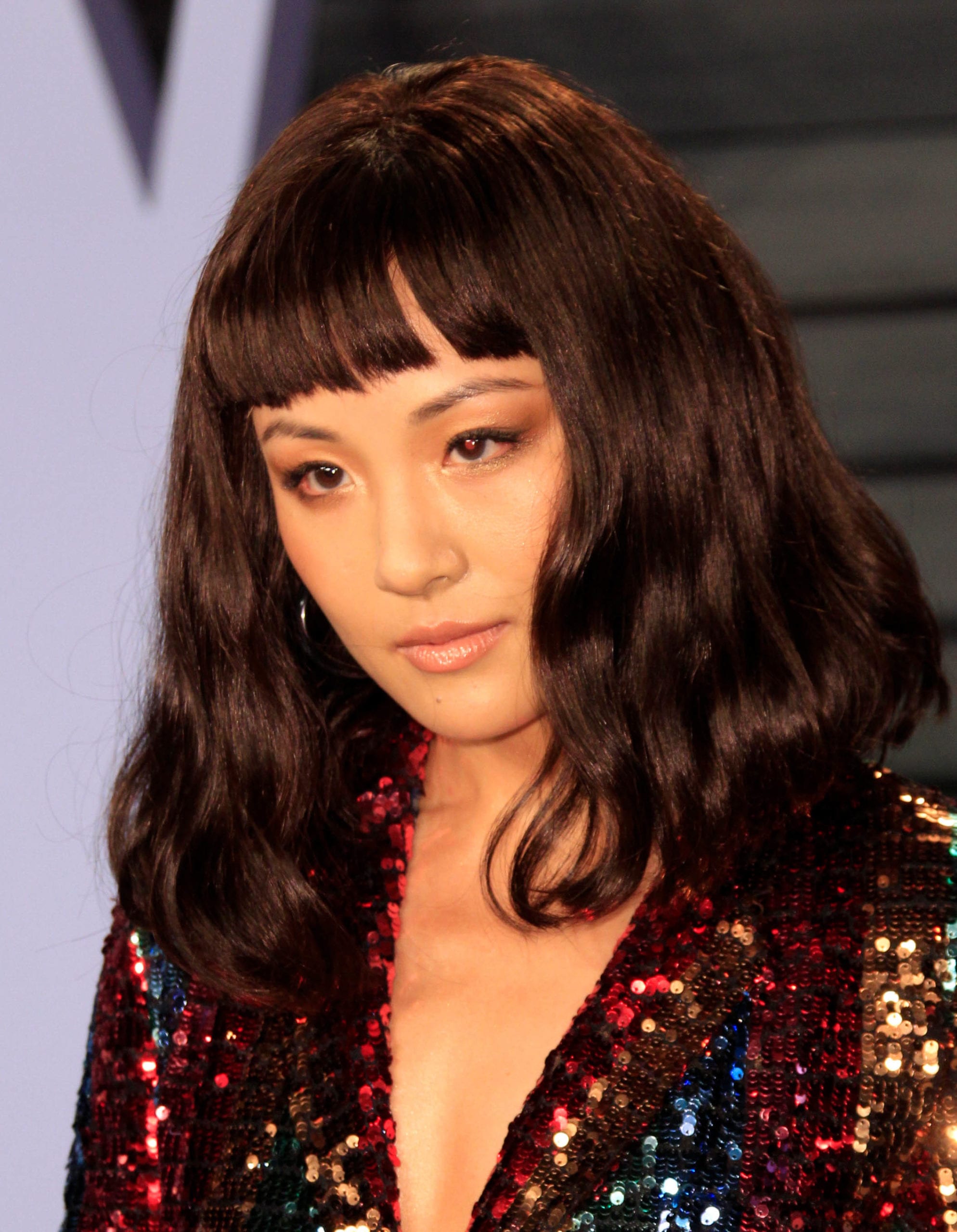 Constance Wu's Short Fringe and Lob