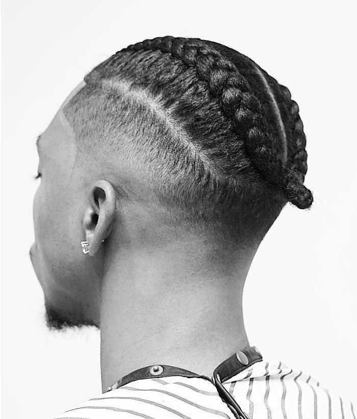 Featured image of post Braids For Black Men With Fade