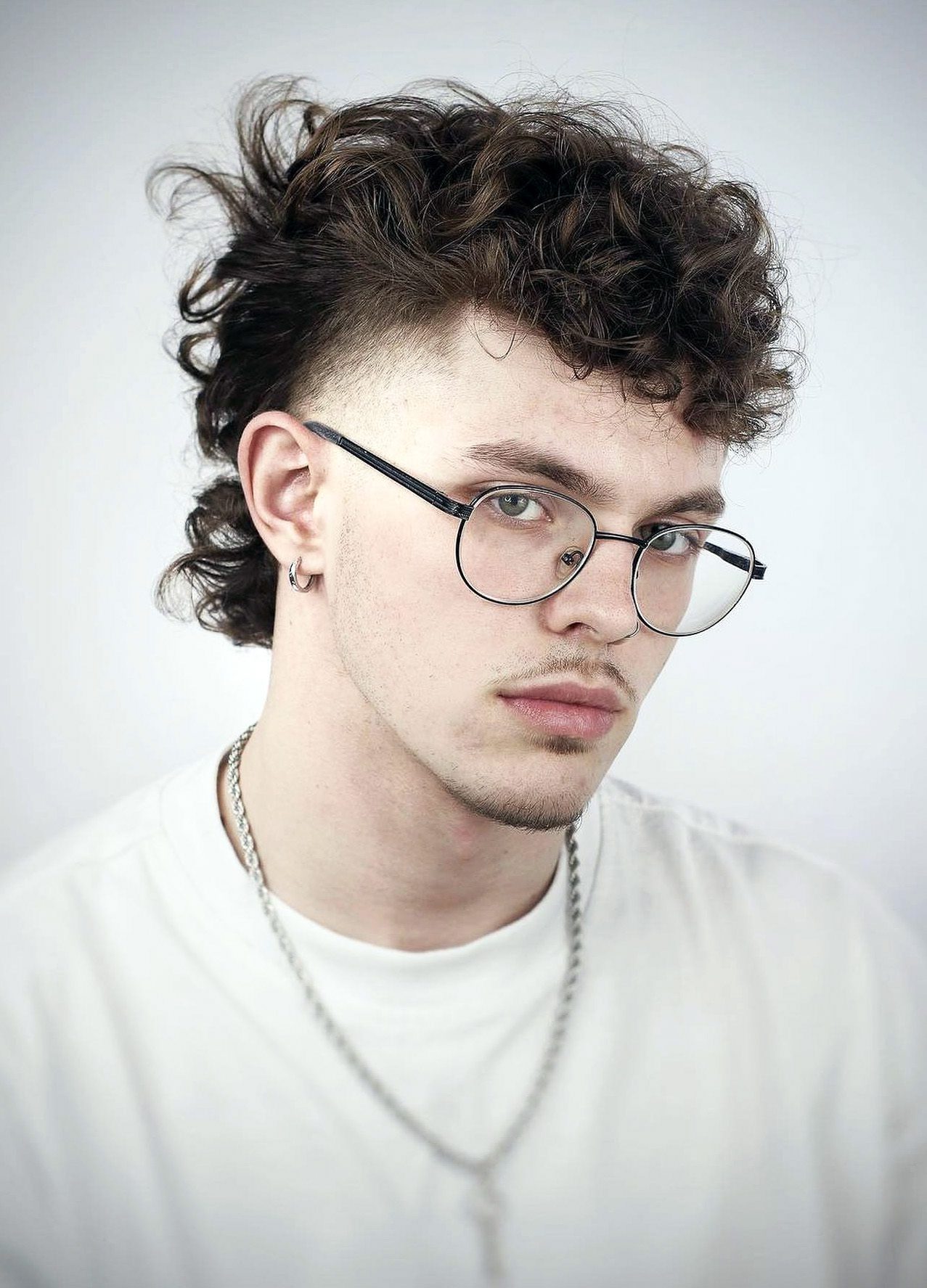 Curly Hawk With A Skin Fade