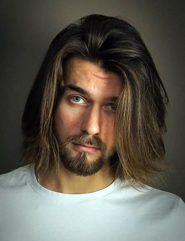 Pictures of men with long hair