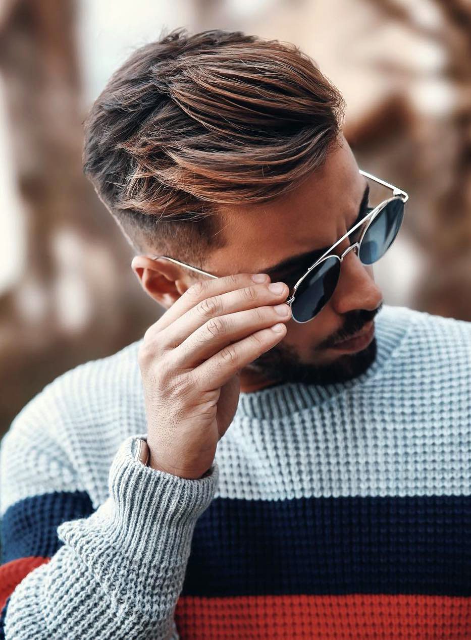 30 Best Hard Part Haircuts for Men in 2023  The Trend Spotter