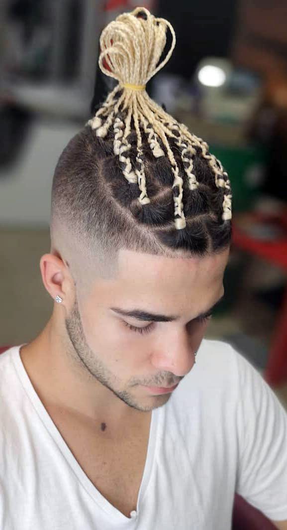 White Mens Braids With Fade Braids For Men Are An Exceptional Way To Express Your Personality 