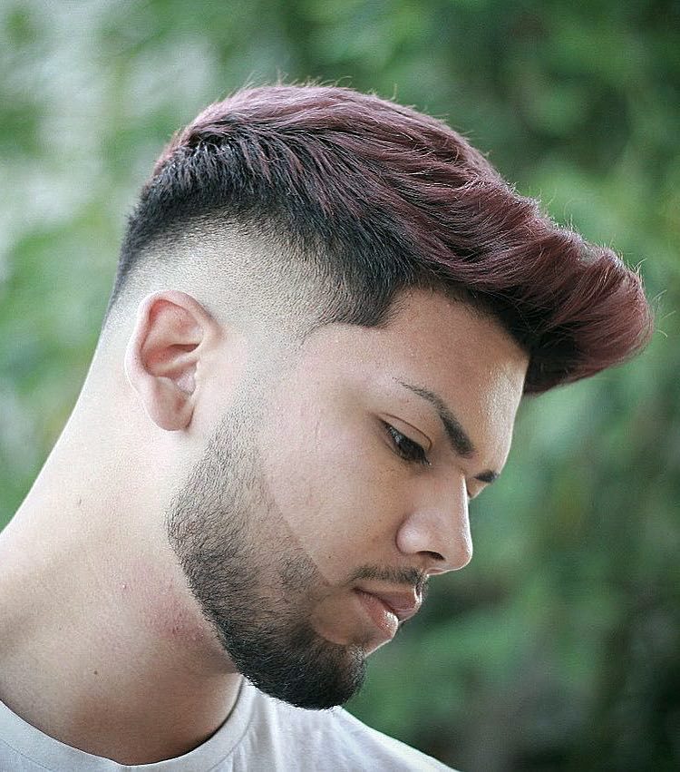 spiky fade haircut