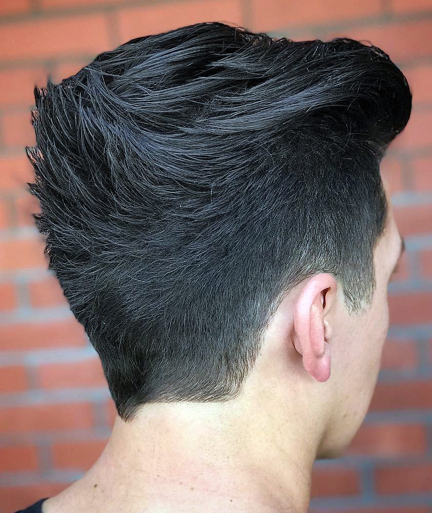 Elegant Taper with Wavy Undercut