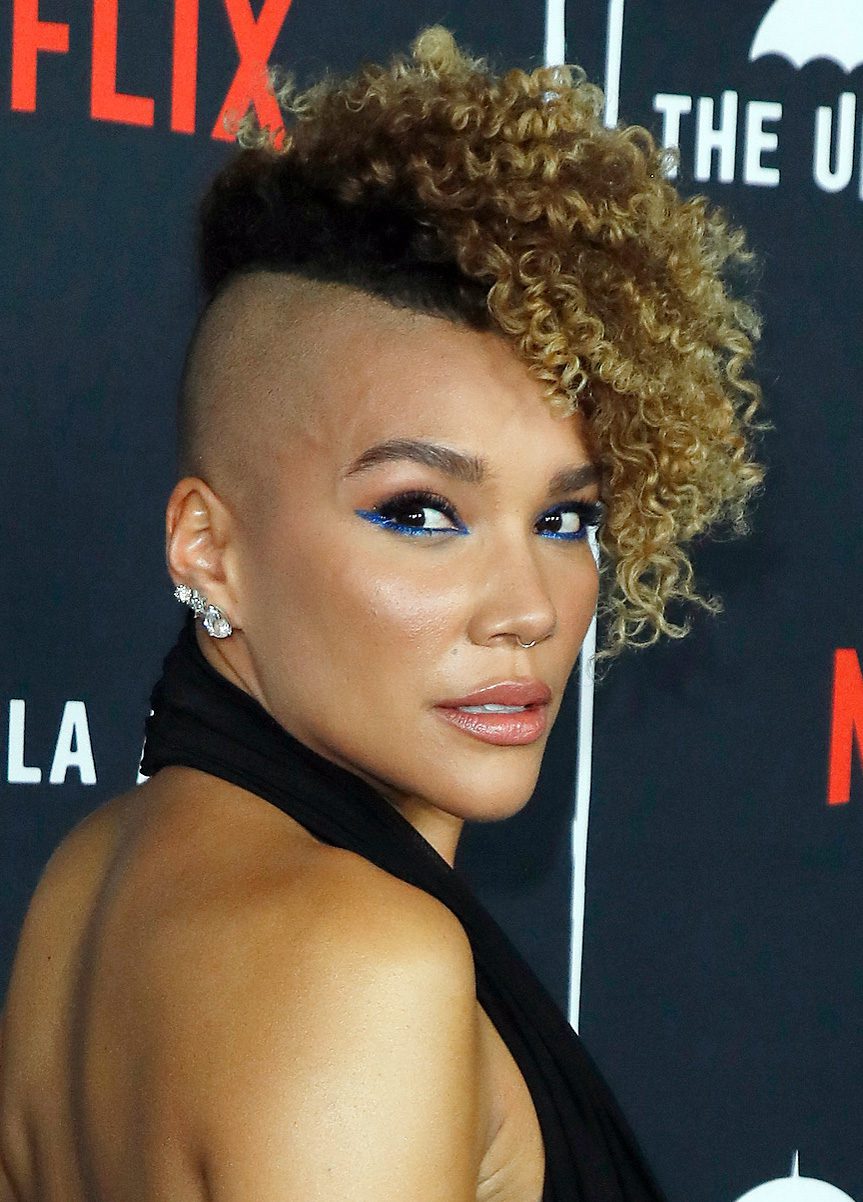 Emmy Raver-Lampman's Shaved Look