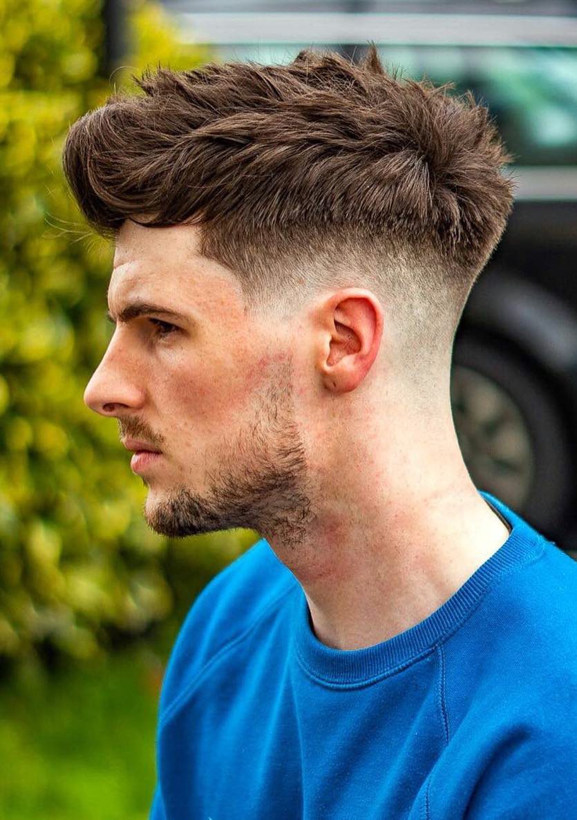 Extreme Low Fade with Messy Top